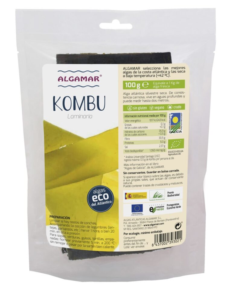 ALGA KOMBU EN LAMINAS 100 gr.