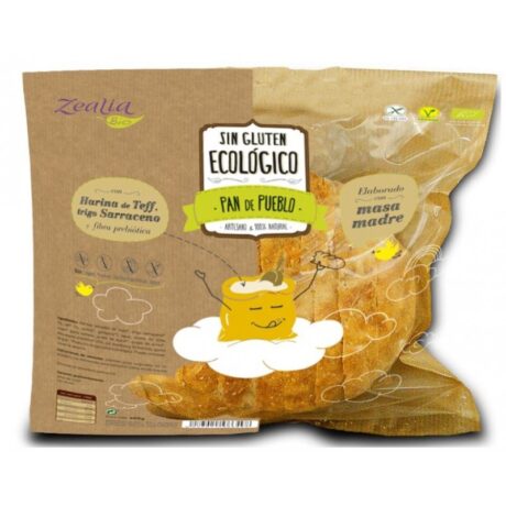 PAN DE PUEBLO SIN GLUTEN 400gr