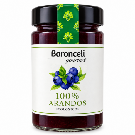 MERMELADA DE ARANDANO 100%(225gr)
