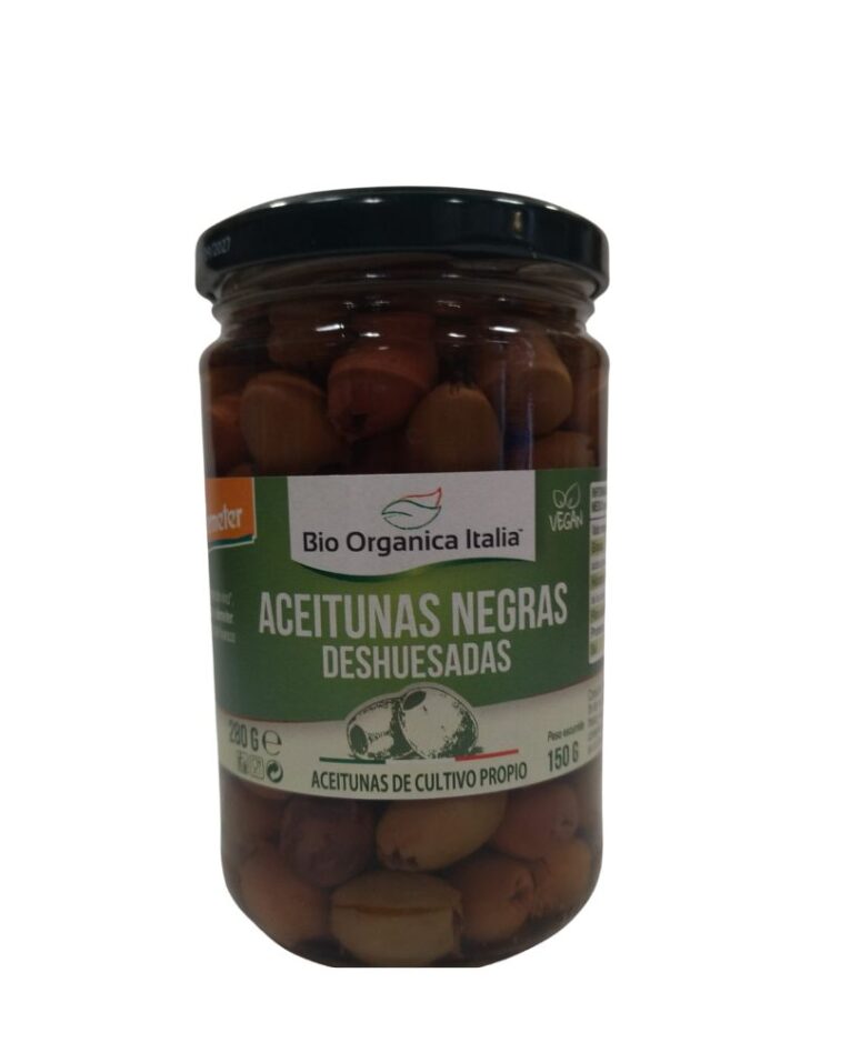ACEITUNAS NEGRA DESHUESADA