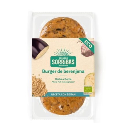VEGEBURGUER DE BERENJENA Y SEITÁN