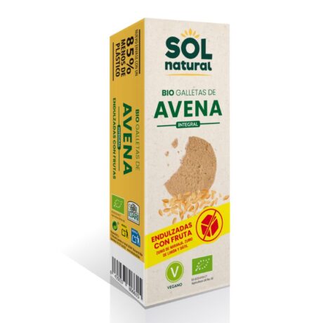 GALLETAS DE AVENA ENDULZADAS CON FRUTA