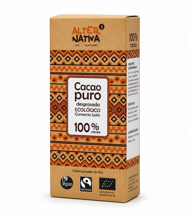 cacao puro desgrasado
