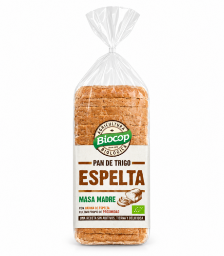 PAN DE MOLDE DE ESPELTA BLANCO 400gr